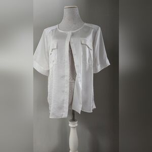 Vince Camuto Classic White Blouse